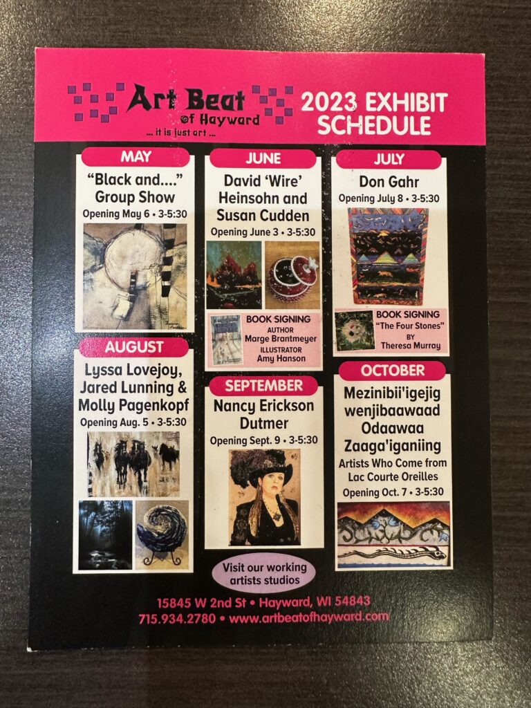 Art Beat of Hayward 2023 Exhibit Schedule