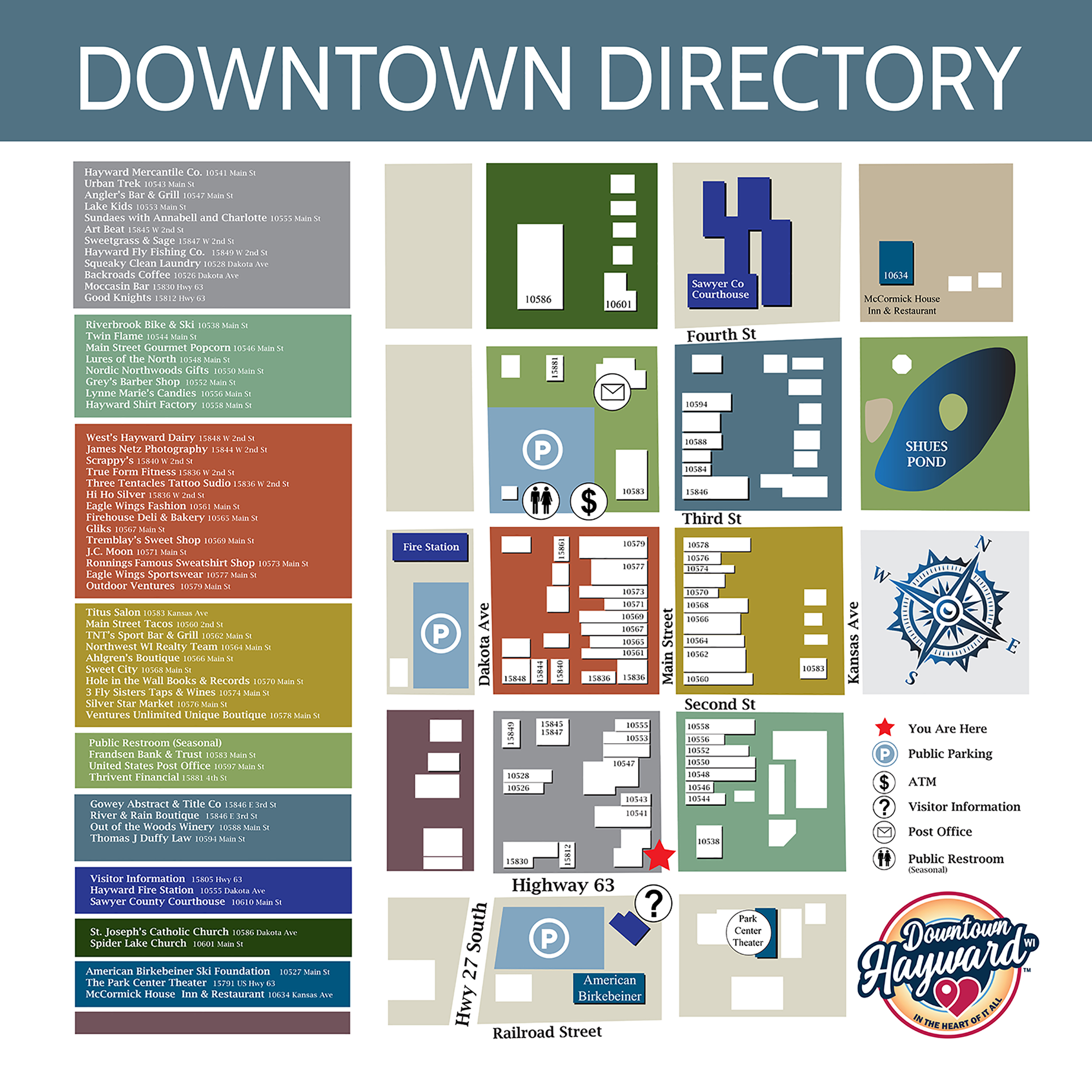 Downtown Hayward Business Improvement District Map
