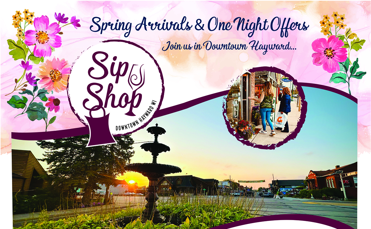 Spring Sip & Shop In Downtown Hayward WI
