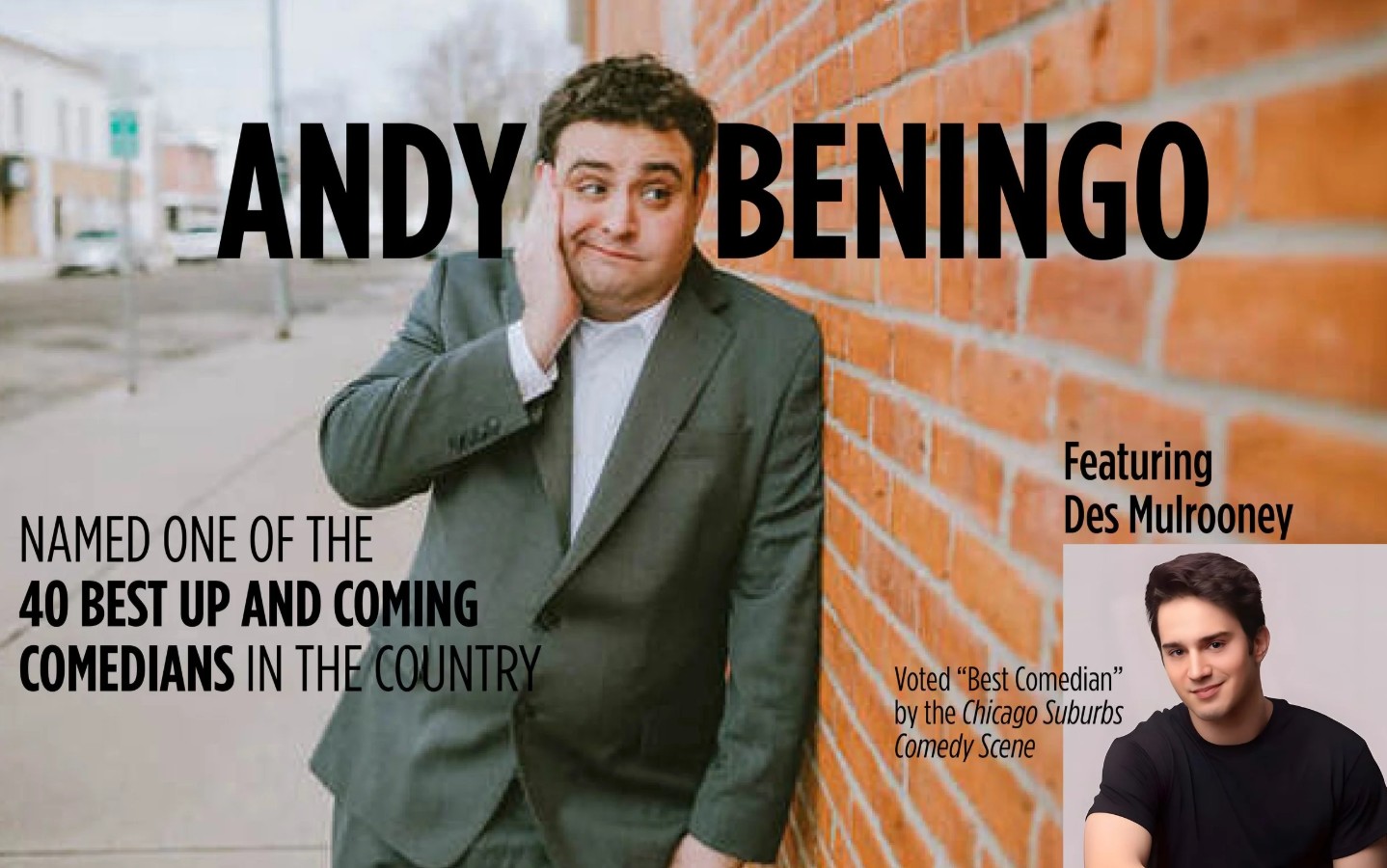 Comedian Andy Beningo